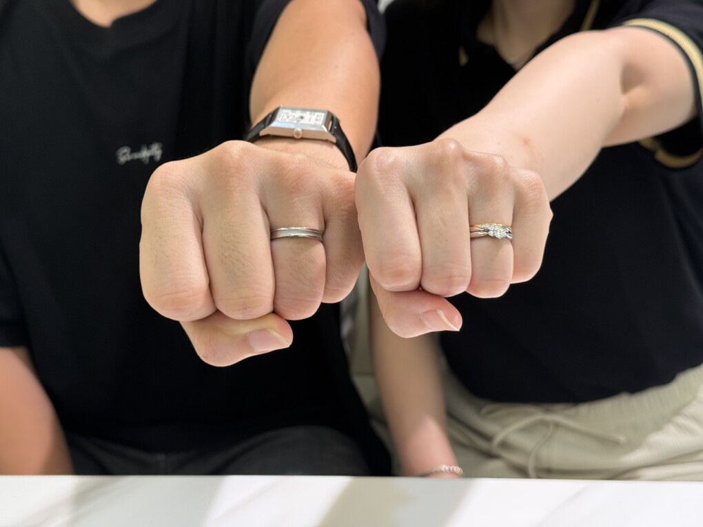 兵庫県加古川市よりご来店「FISCHER」の結婚指輪をご成約