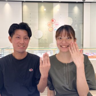 兵庫県神戸市中央区よりご来店「FISCHER」の結婚指輪をご成約