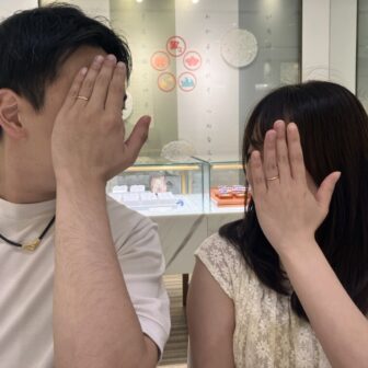 兵庫県芦屋市よりご来店「Pulito」の結婚指輪をご成約