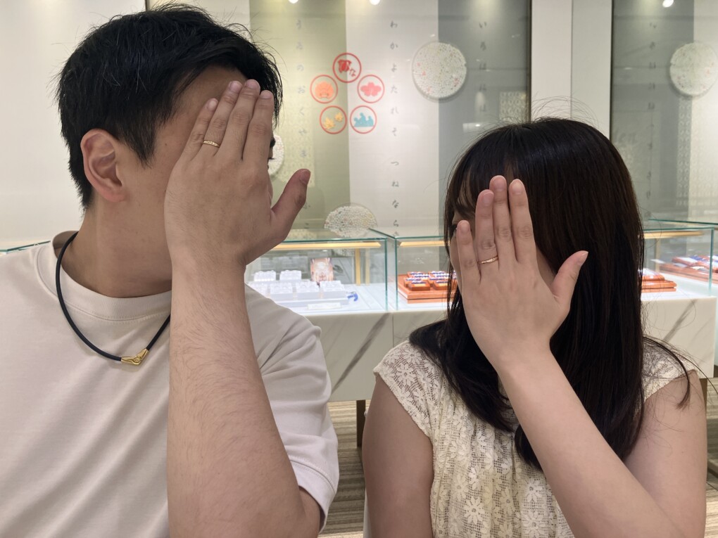 兵庫県芦屋市よりご来店「Pulito」の結婚指輪をご成約
