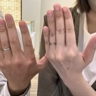 兵庫県神戸市北区よりご来店「FISCHER」の結婚指輪をご成約