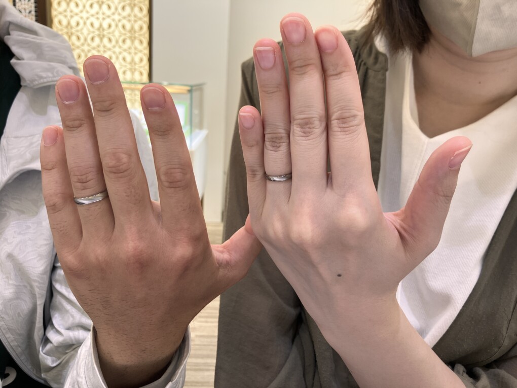 兵庫県神戸市北区よりご来店「FISCHER」の結婚指輪をご成約