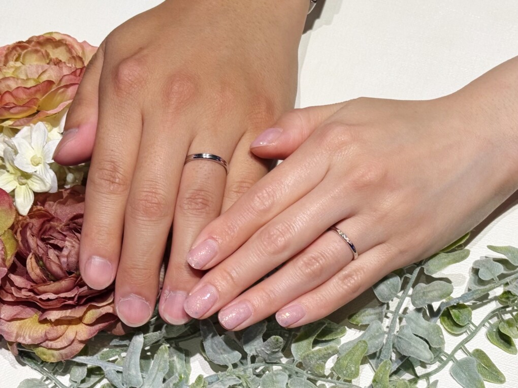 【札幌市】Ice Blue DIAMOND(アイスブルーダイヤモンド)の結婚指輪をご成約頂きました。