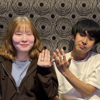【札幌市】ラプンツェルの婚約指輪とCAFERING(カフェリング)の結婚指輪をご成約頂きました。