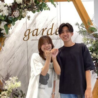 滋賀県・京都のお二人様 手作り指輪（ペアリング）体験いただきました