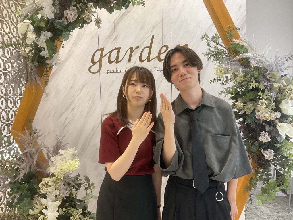 大阪市より日帰り旅行でご来店 手作り指輪（ペアリング）体験いただきました