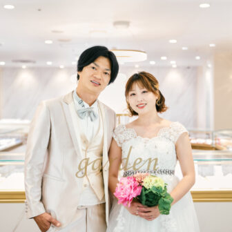 岩出市からご来店「LAPAGE」の結婚指輪と「Little garden」の婚約指輪をご成約頂きました