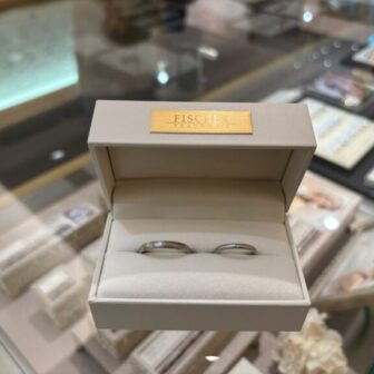 兵庫県姫路市からご来店「FISCHER・Honey Bride」の結婚指輪をご成約