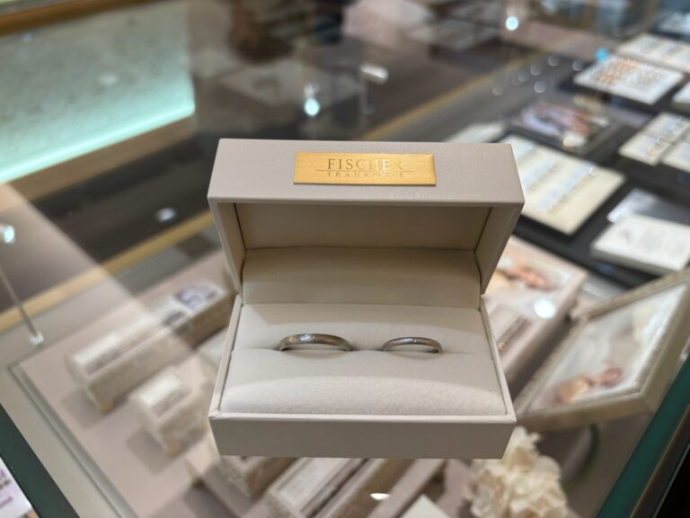 兵庫県姫路市からご来店「FISCHER・Honey Bride」の結婚指輪をご成約