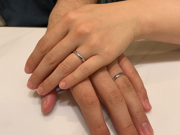 【大阪市・阿倍野区】Pilot Bridalの結婚指輪をペアでご成約いただきました。