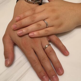 【大阪市・阿倍野区】シンデレラの結婚指輪をペアでご成約いただきました。
