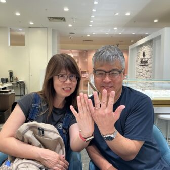 【大阪府・羽曳野市】IDEAL Plusfortの結婚指輪をペアでご成約いただきました。