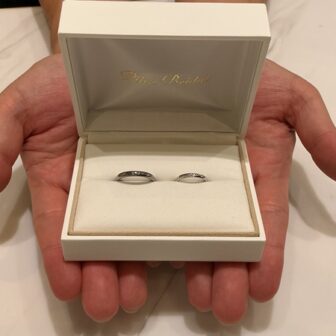【大阪市・生野区】gardentitaniumとPilotBridalの結婚指輪をご成約いただきました。