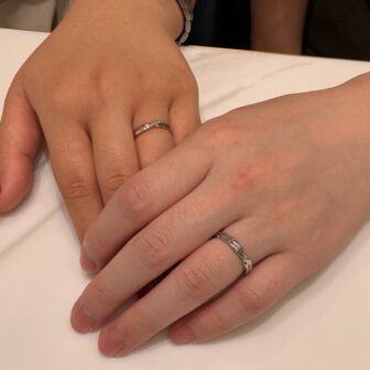 【大阪市生野区・寝屋川市】katamuの結婚指輪をペアでご成約いただきました。