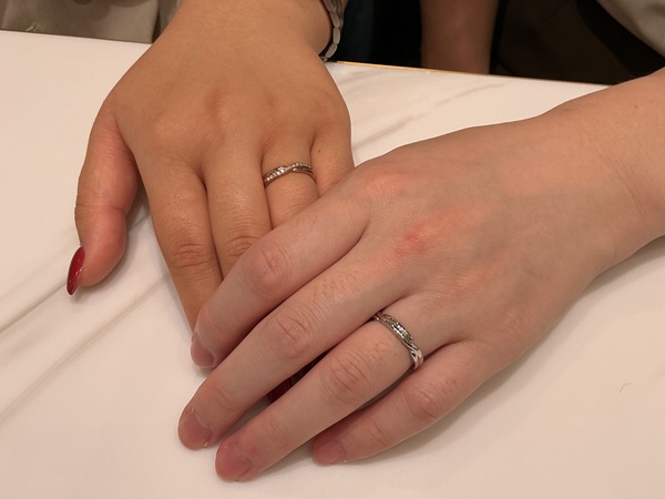 【大阪市生野区・寝屋川市】katamuの結婚指輪をペアでご成約いただきました。
