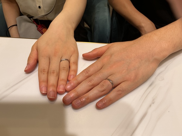 【堺市・北区】Pilot Bridalの結婚指輪をペアでご成約いただきました。