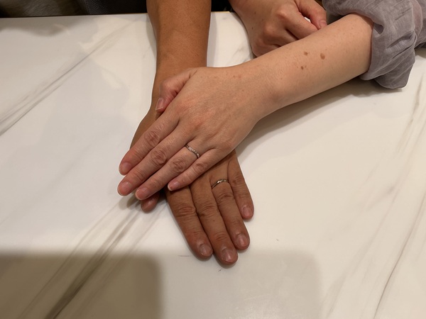 【堺市・堺区】MILK&Strawberryの結婚指輪をペアでご成約いただきました。