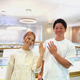 大阪府阪南市からご来店　FISCHER（フィッシャー）の結婚指輪をご成約