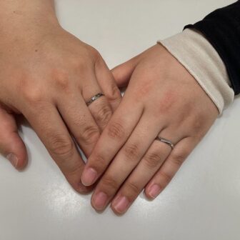 和歌山市からご来店　insembre（インセンブレ）の結婚指輪をご成約いただきました