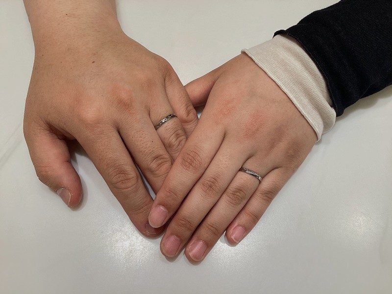 和歌山市からご来店　insembre（インセンブレ）の結婚指輪をご成約いただきました