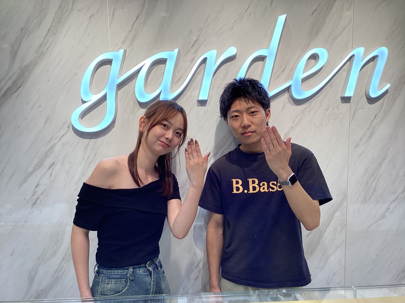大阪府大阪市からご来店　Pilot Bridal（パイロットブライダル）の結婚指輪をご成約いただきました
