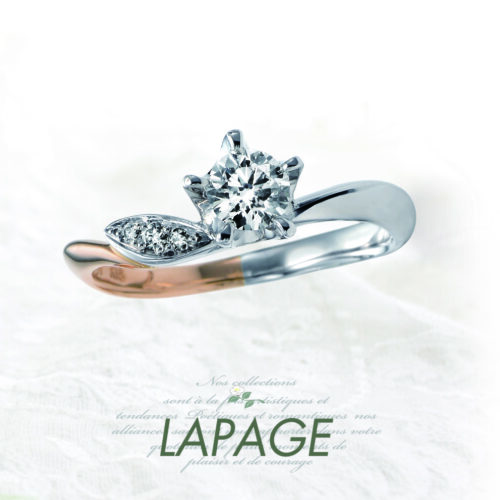 大阪　天王寺　婚約指輪　高品質ダイヤ　LAPAGE　マリーゴールド