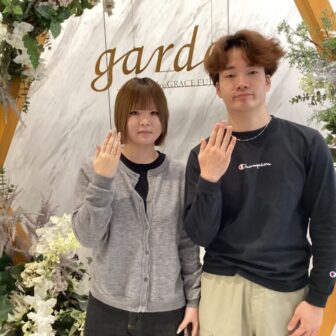 京都舞鶴市 ・福井県小浜市よりご来店 手作り指輪（ペアリング）体験いただきました