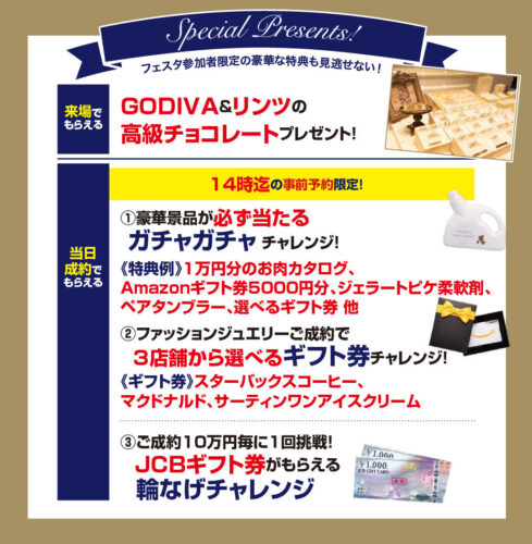 garden本店フェスタ特典