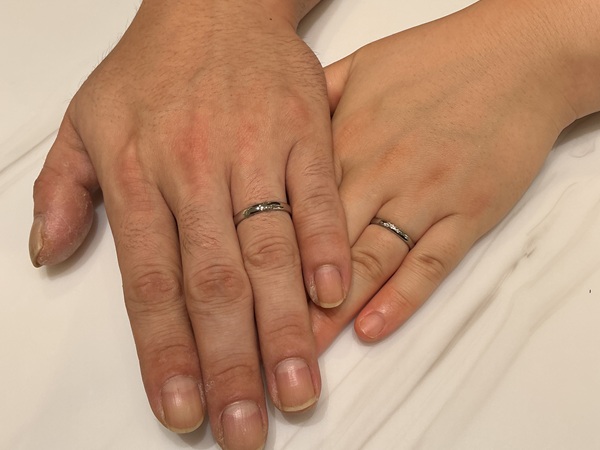 【大阪市・西区】FISCHERの結婚指輪をペアでご成約いただきました。